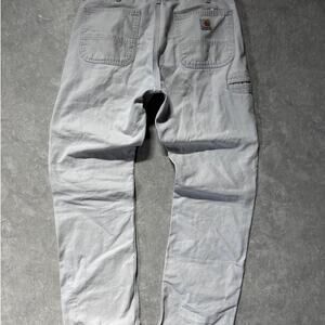 2000s Vintage Carhartt Faded Tan Pants Size 33 x 34